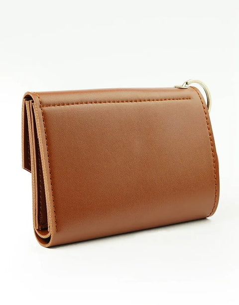 RC-22 LADYLUXE-BROWN WALLET Regalcarrierbyrimsa